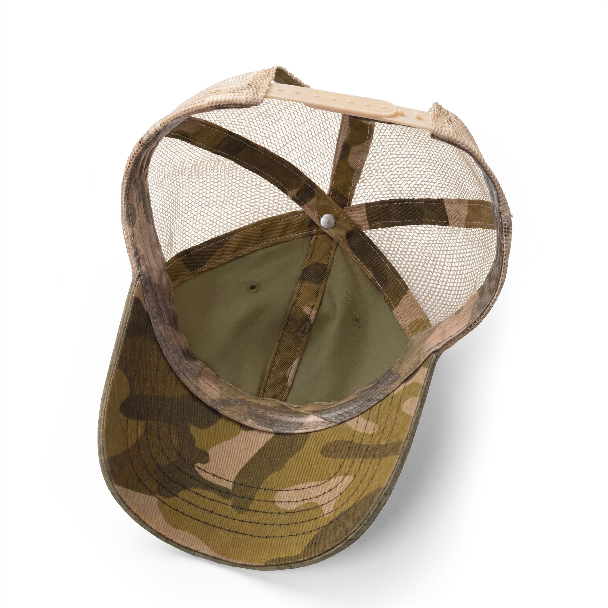 "Put in on my Husband's Tab" Women's Washed Mesh-Back Cap