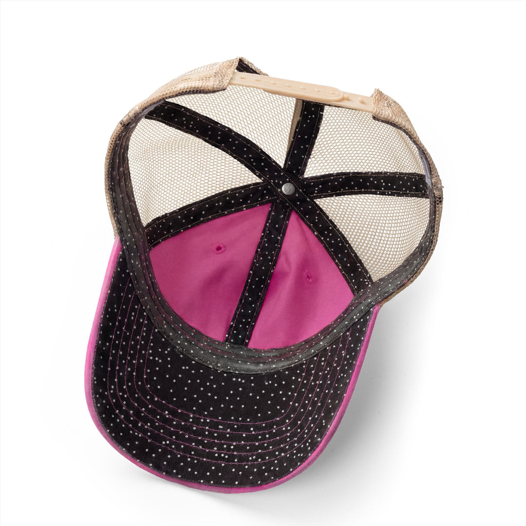 "Put in on my Husband's Tab" Women's Washed Mesh-Back Cap