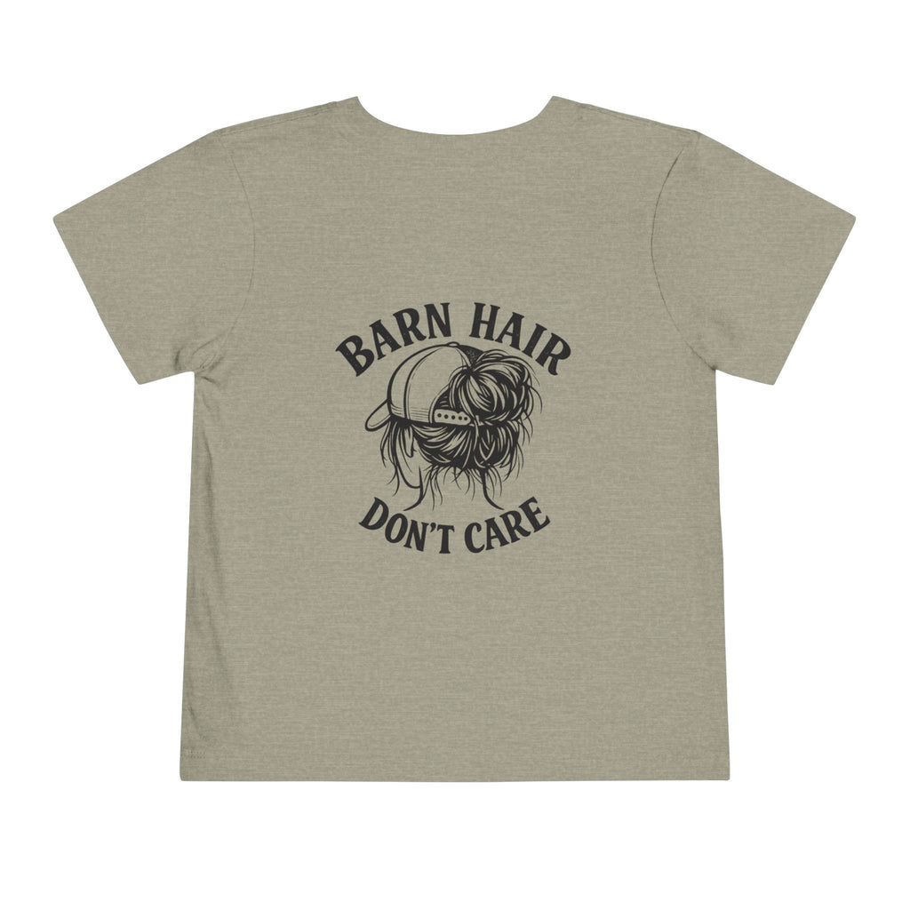 Toddler Tee — “Barn Hair Don’t Care” Farm Kids T‑Shirt (Feral Kids Club)
