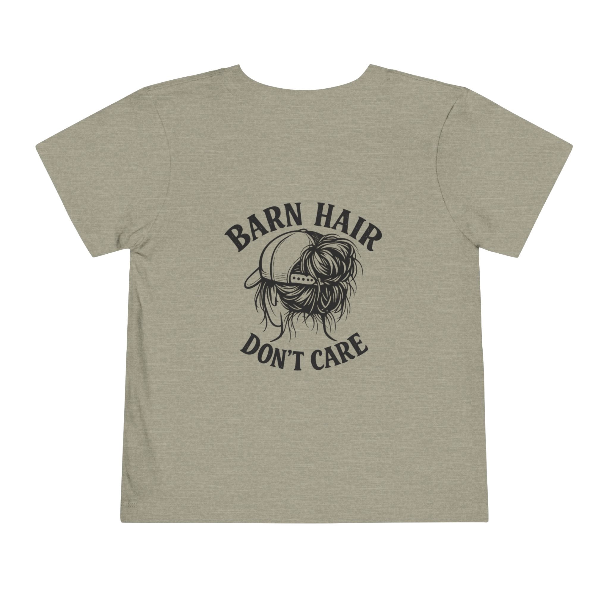 Toddler Tee — “Barn Hair Don’t Care” Farm Kids T‑Shirt (Feral Kids Club)