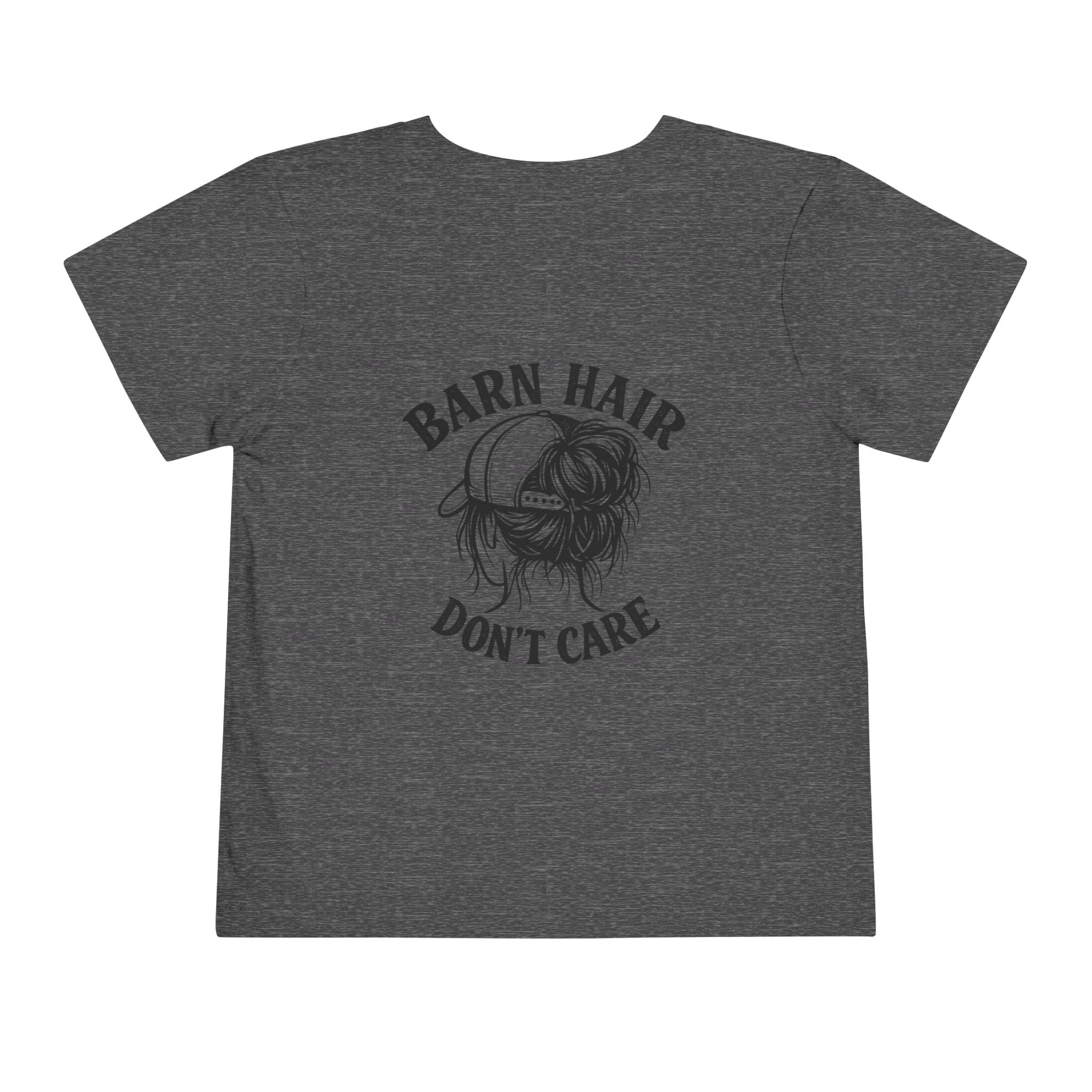 Toddler Tee — “Barn Hair Don’t Care” Farm Kids T‑Shirt (Feral Kids Club)