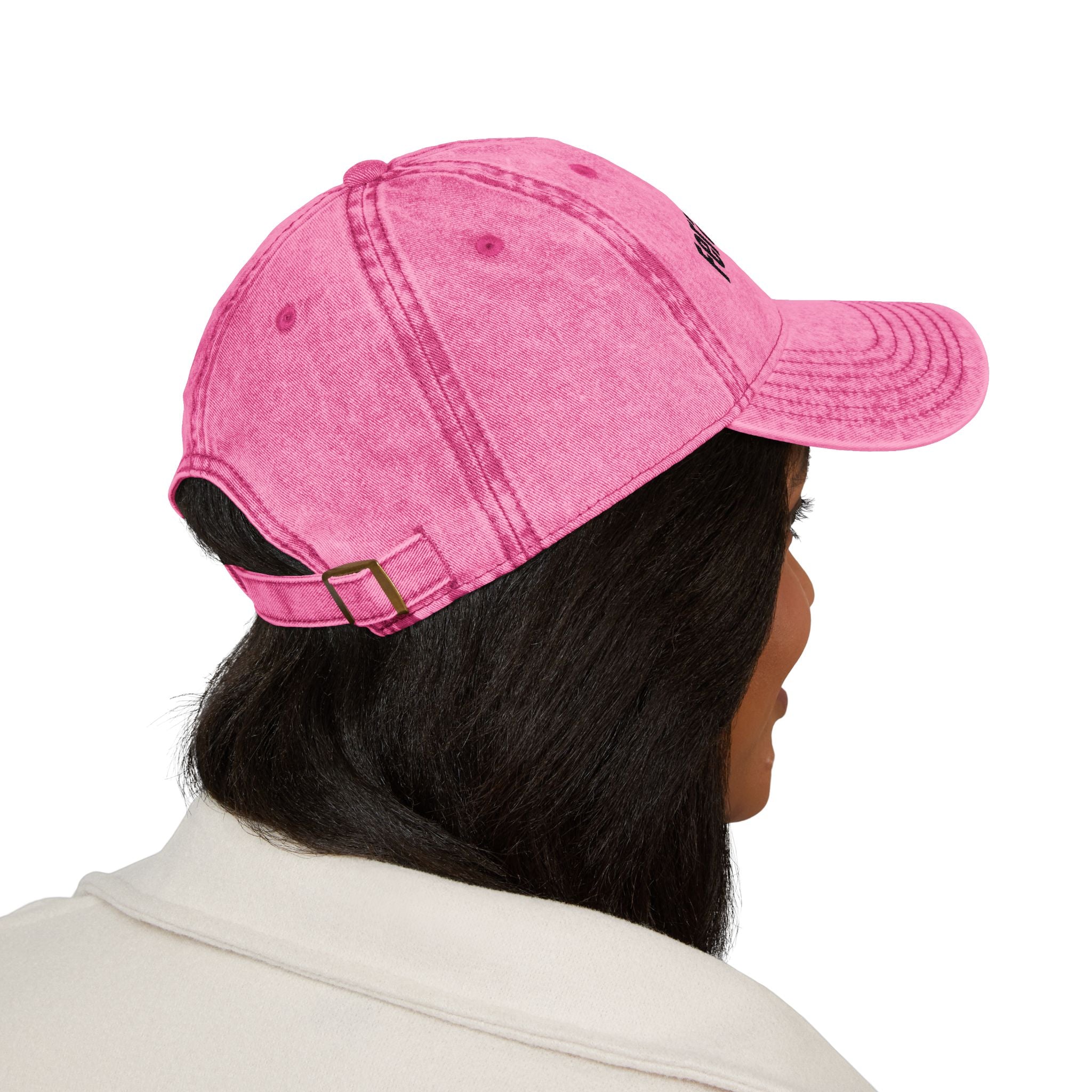 Vintage Embroidered Cap — "Feral Moms Club" Distressed Hat