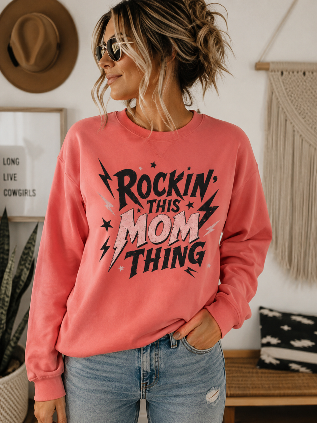 Rockin' This Mom Thing Sweatshirt