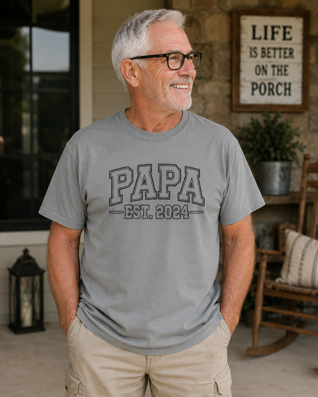 Customizable Grandpa T-shirt