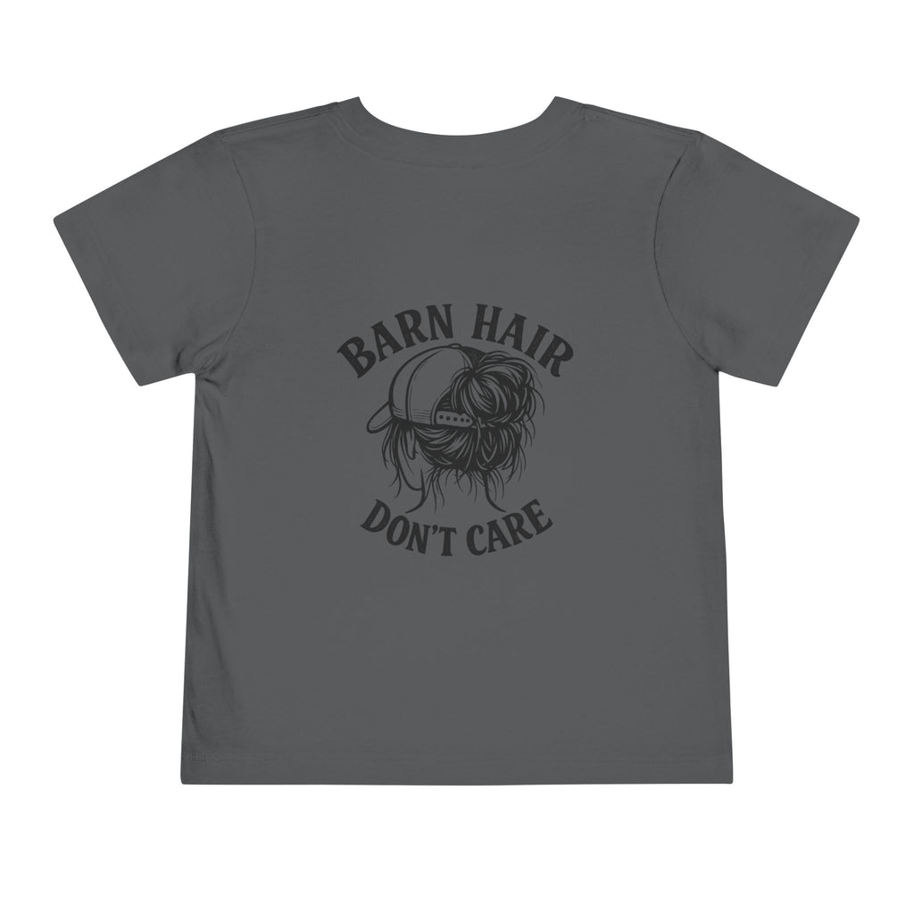 Toddler Tee — “Barn Hair Don’t Care” Farm Kids T‑Shirt (Feral Kids Club)