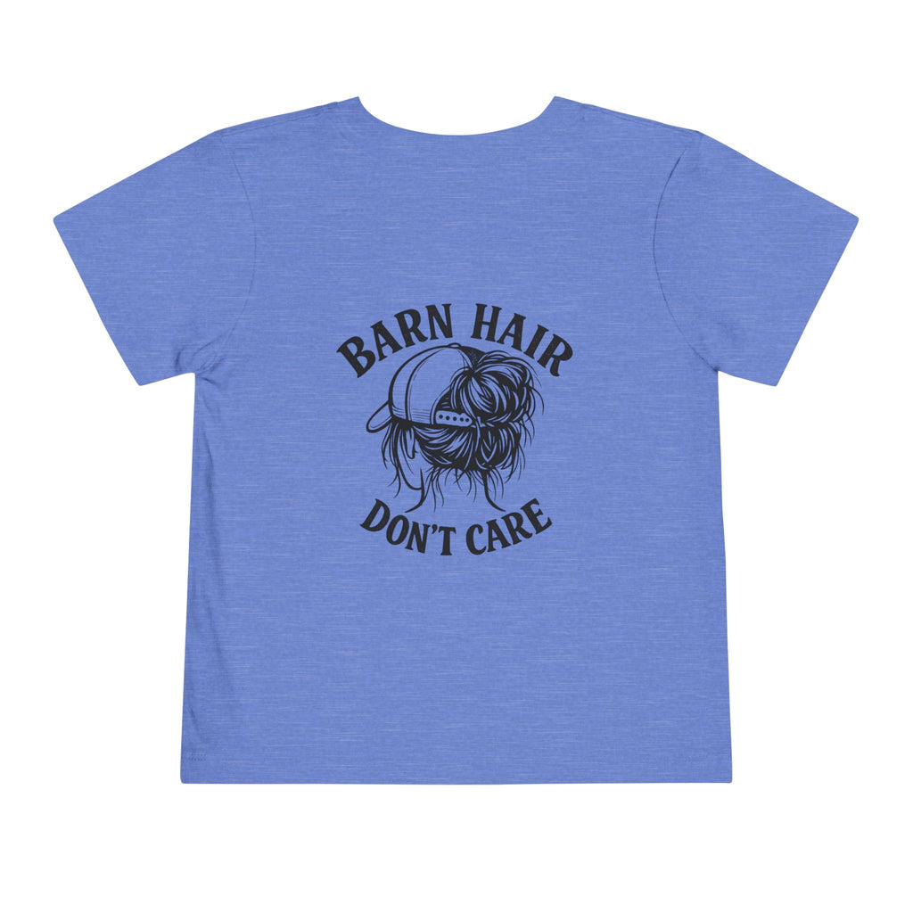 Toddler Tee — “Barn Hair Don’t Care” Farm Kids T‑Shirt (Feral Kids Club)