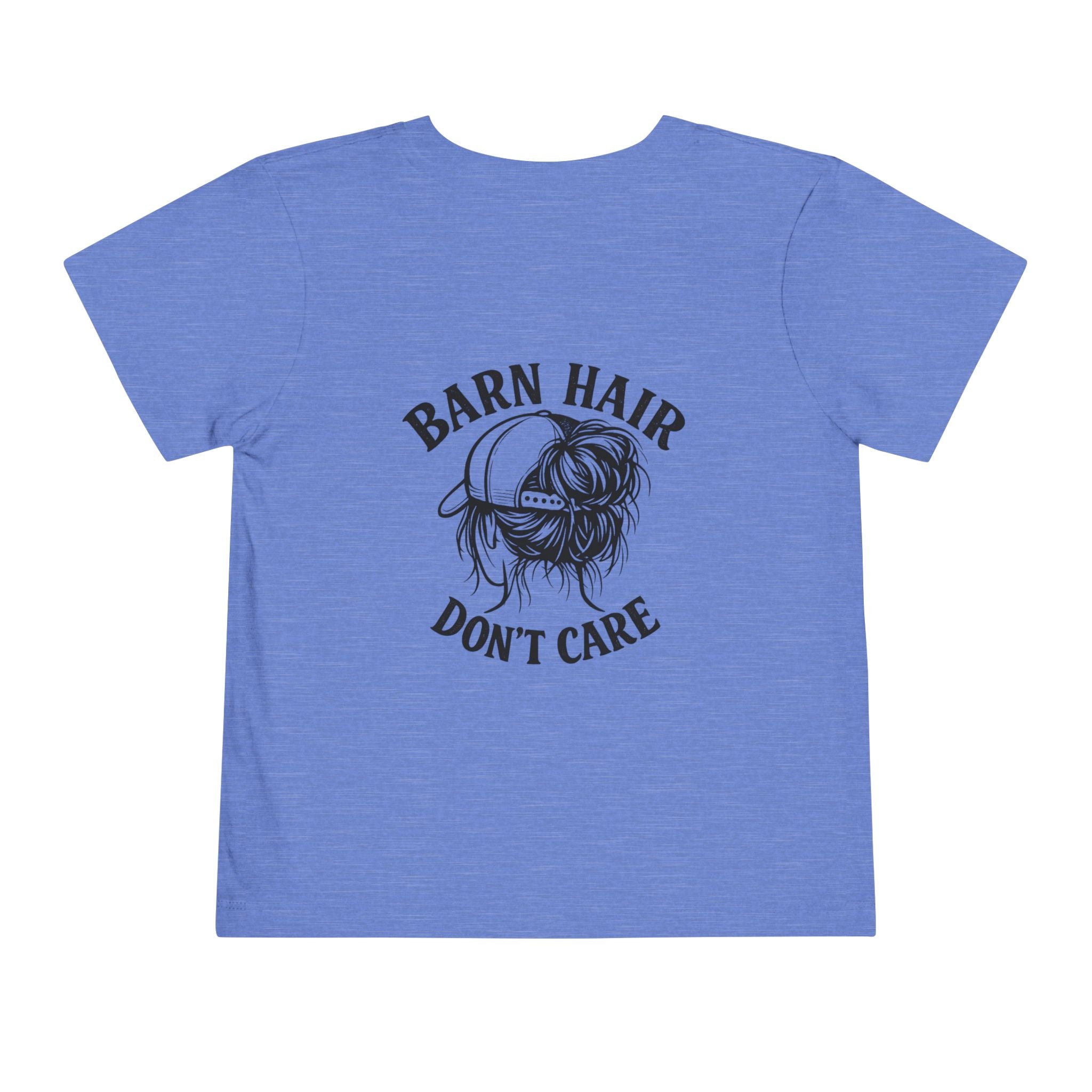 Toddler Tee — “Barn Hair Don’t Care” Farm Kids T‑Shirt (Feral Kids Club)