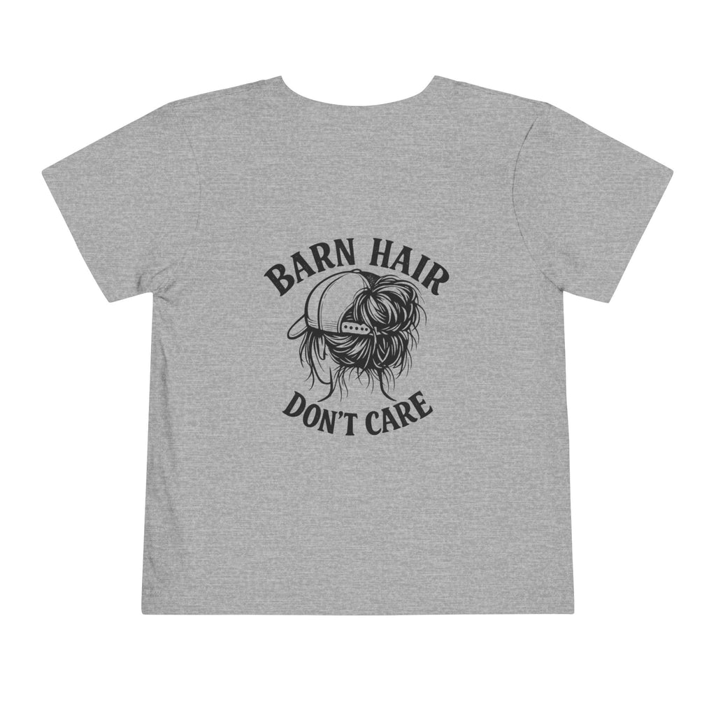Toddler Tee — “Barn Hair Don’t Care” Farm Kids T‑Shirt (Feral Kids Club)
