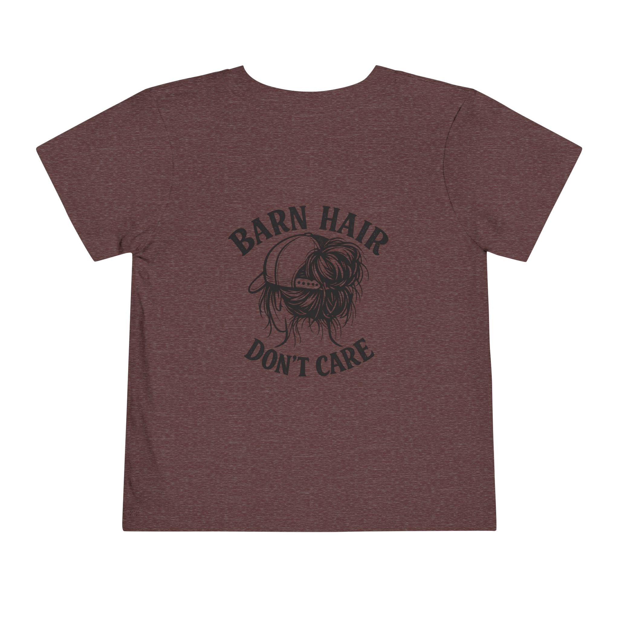 Toddler Tee — “Barn Hair Don’t Care” Farm Kids T‑Shirt (Feral Kids Club)