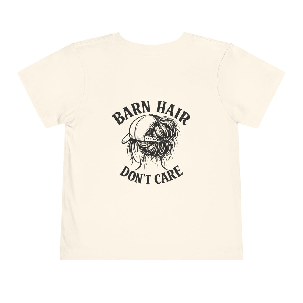 Toddler Tee — “Barn Hair Don’t Care” Farm Kids T‑Shirt (Feral Kids Club)
