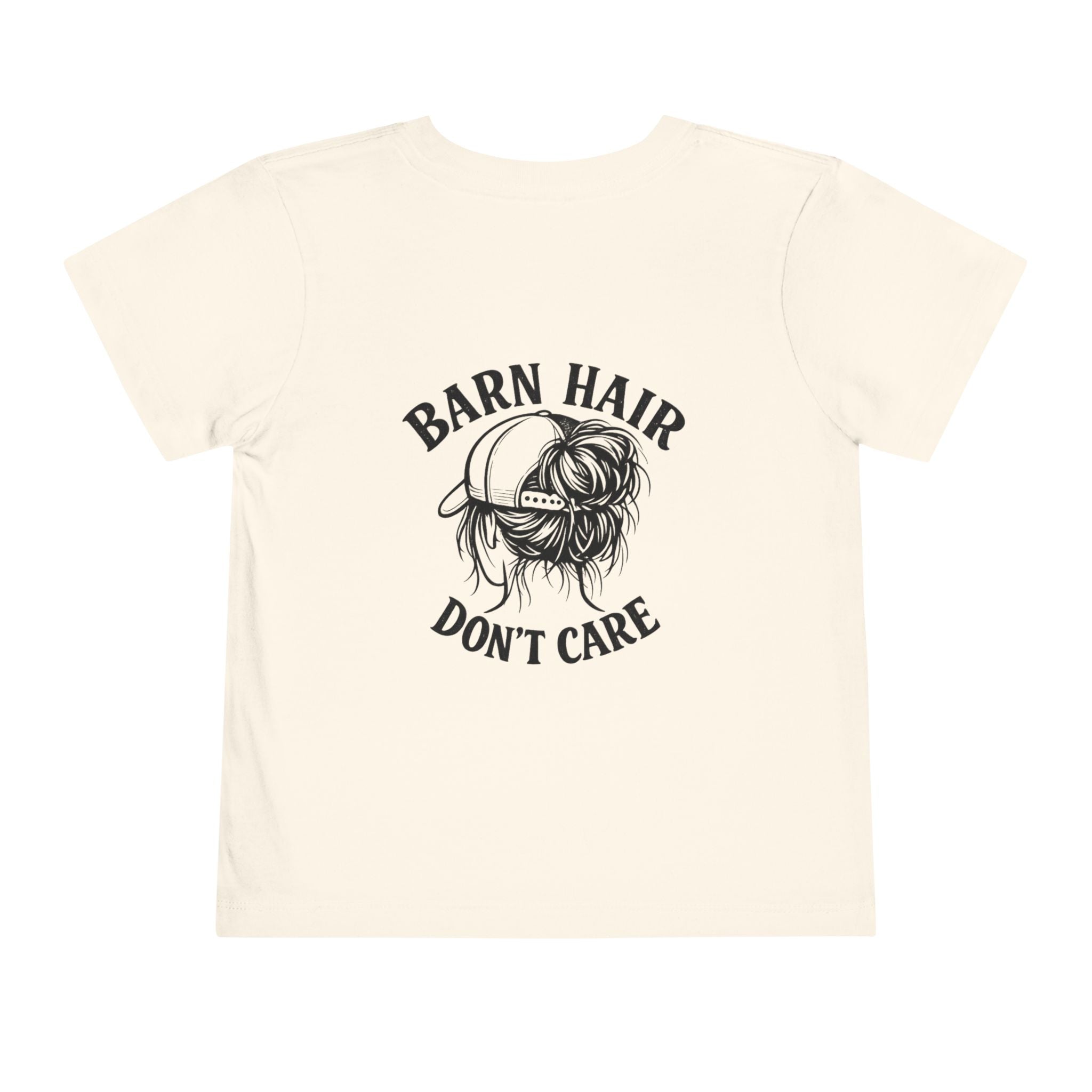 Toddler Tee — “Barn Hair Don’t Care” Farm Kids T‑Shirt (Feral Kids Club)