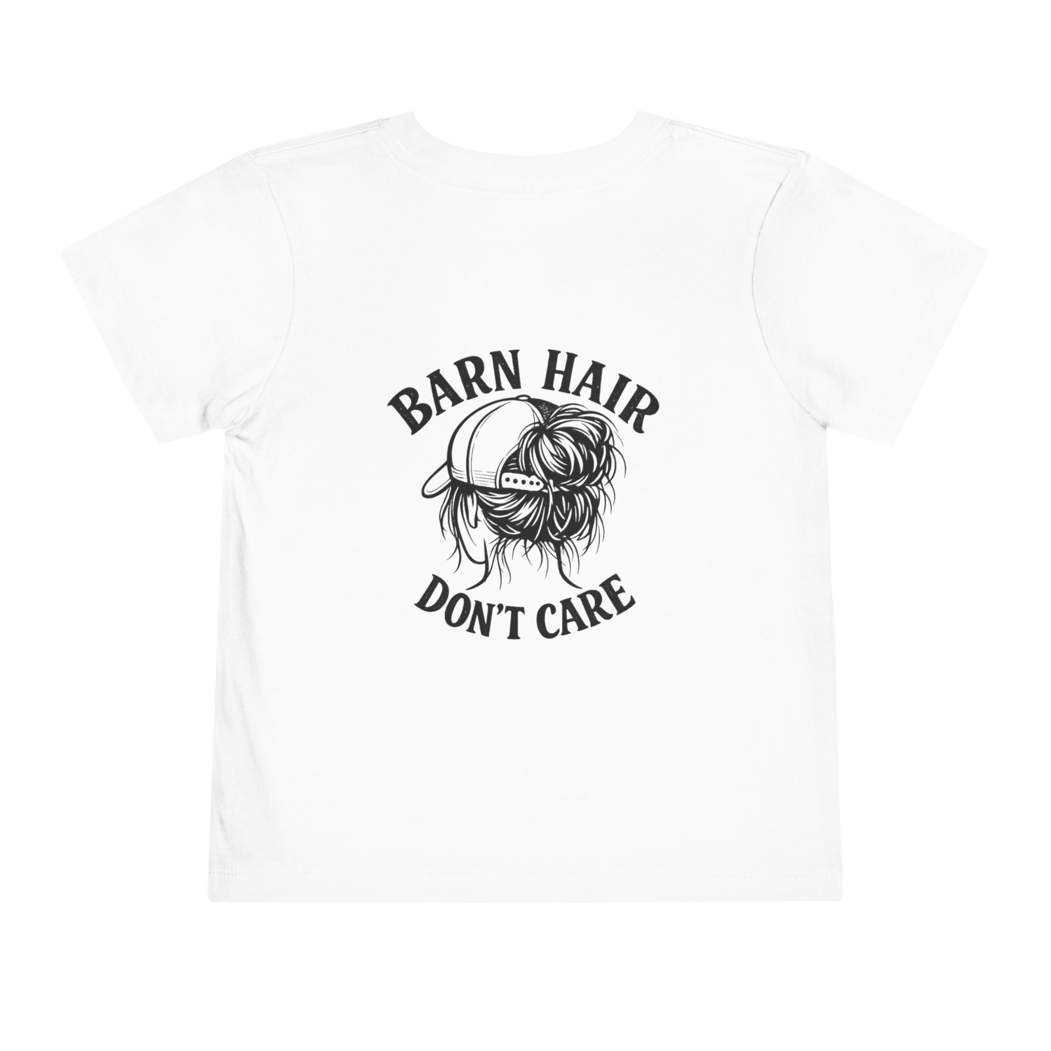 Toddler Tee — “Barn Hair Don’t Care” Farm Kids T‑Shirt (Feral Kids Club)