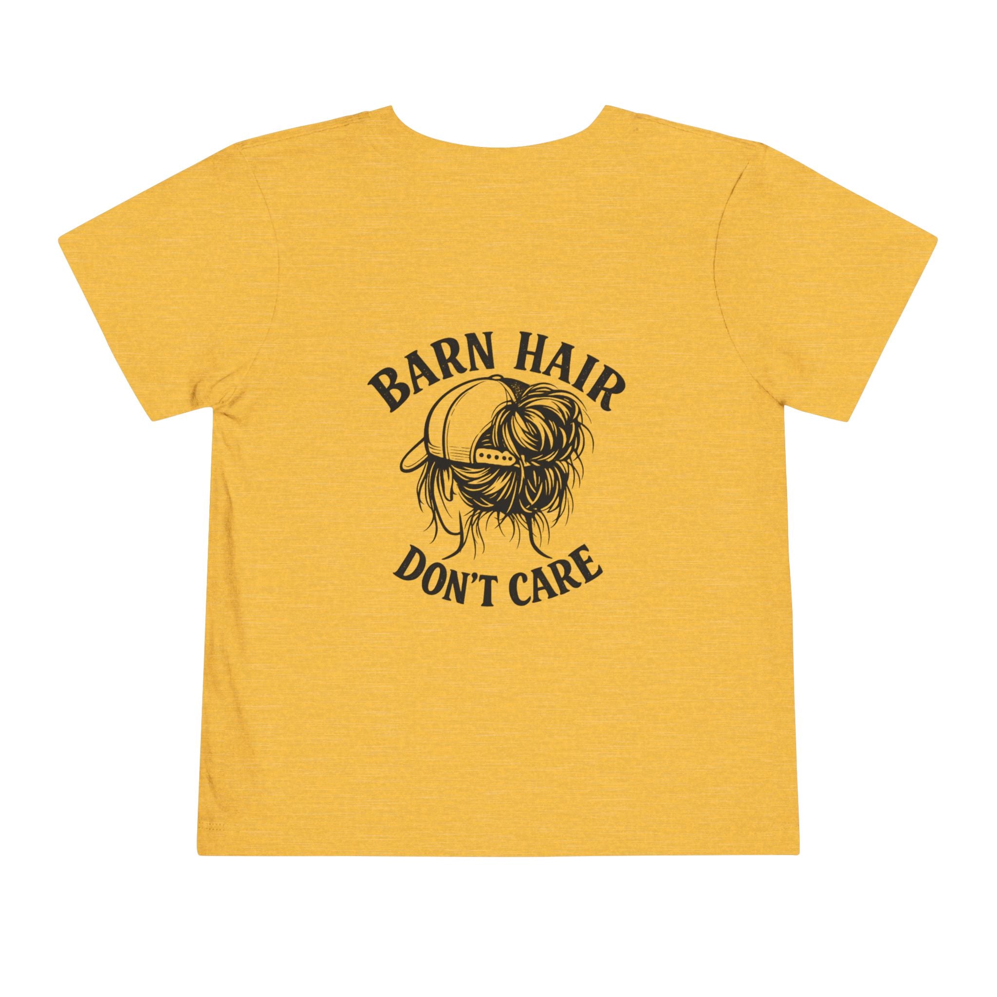 Toddler Tee — “Barn Hair Don’t Care” Farm Kids T‑Shirt (Feral Kids Club)