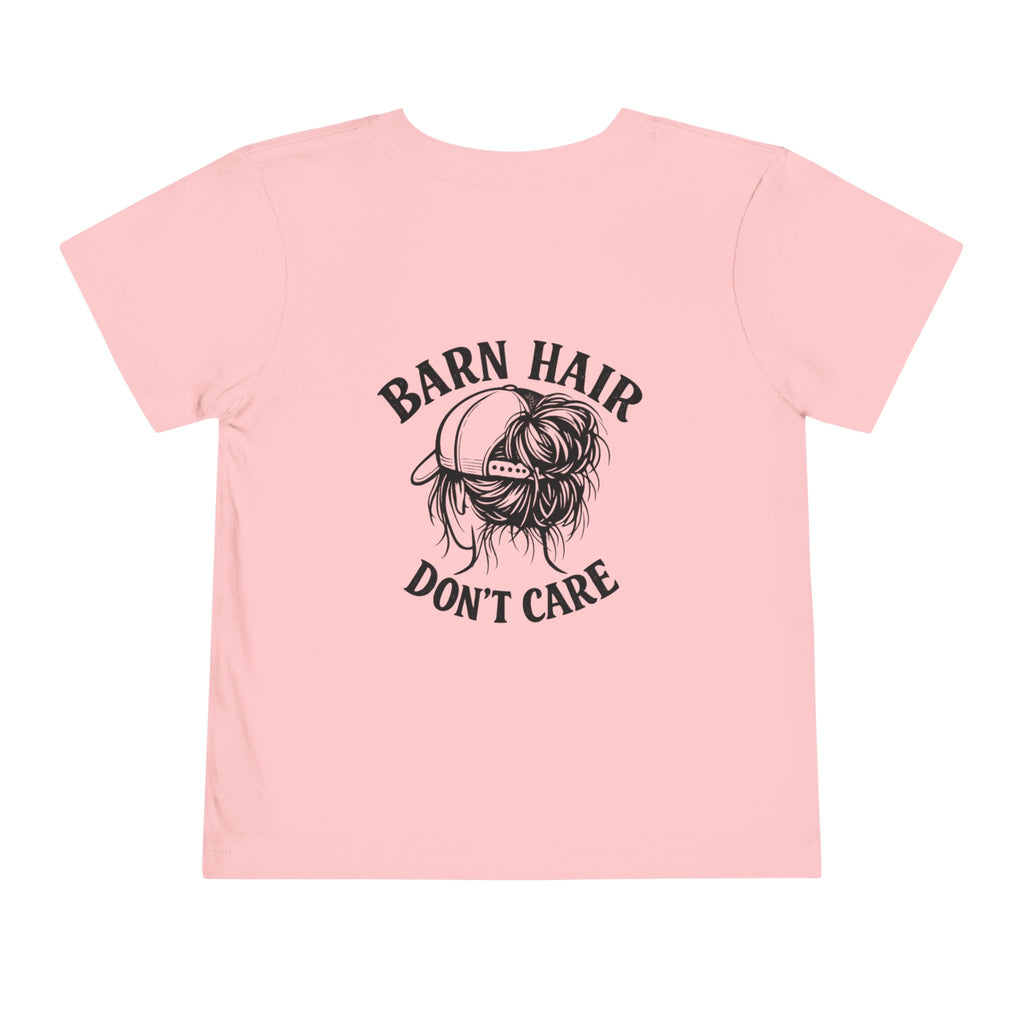 Toddler Tee — “Barn Hair Don’t Care” Farm Kids T‑Shirt (Feral Kids Club)