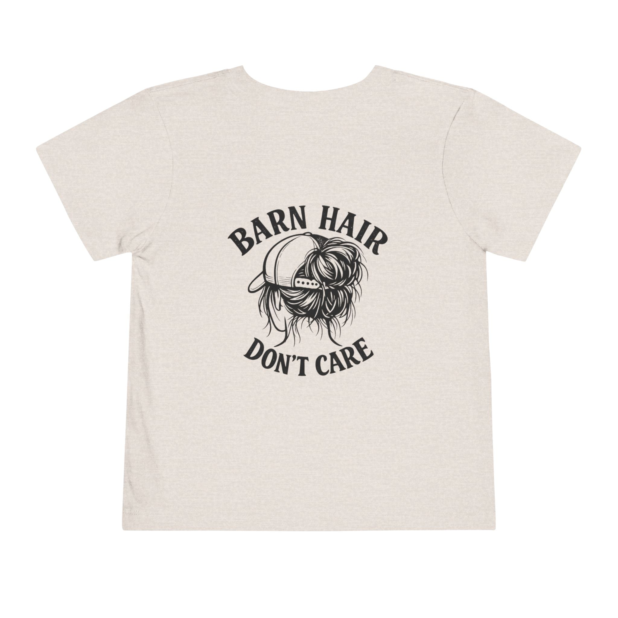 Toddler Tee — “Barn Hair Don’t Care” Farm Kids T‑Shirt (Feral Kids Club)