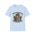 "If You Hear Me Yelling... Mind Your Business" Graphic T-Shirt Skull Messy Bun Design